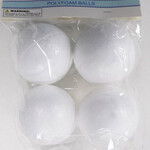 POLYFOAM BALLS 7.6CM 4PC