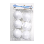 POLYFOAM BALLS 7CM 6PC