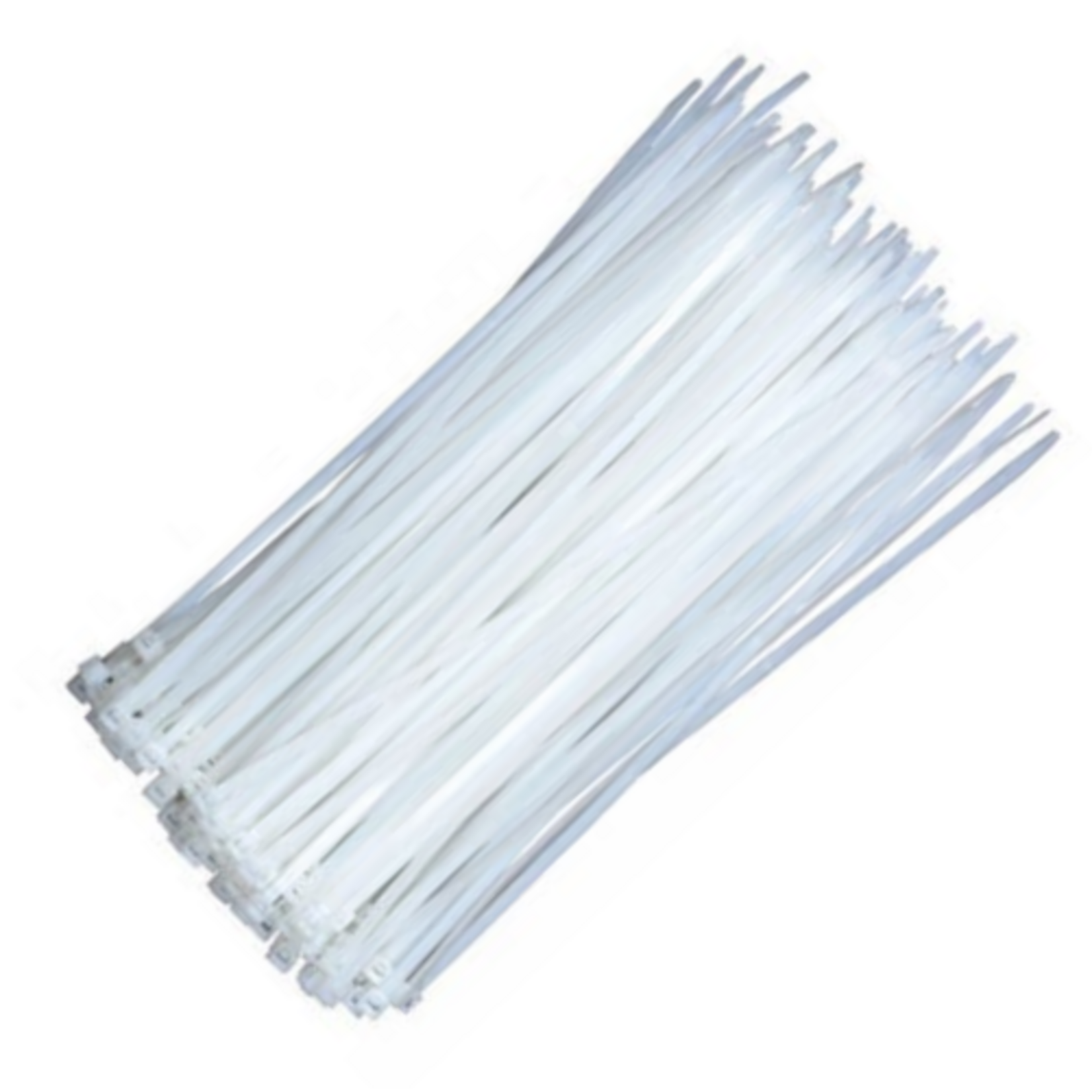 Cable Ties Pack (100pcs) White 10" x 50 lbs