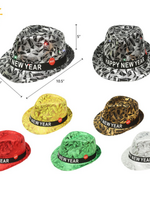 Light up New Year Hat Assorted Colours