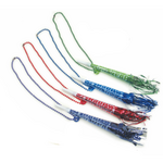 Asst Color Beads With 13" Fringed Happy New Years Horn