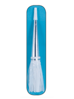 9" Horn With Fringe - Silver