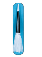 9" Horn With Fringe - Black