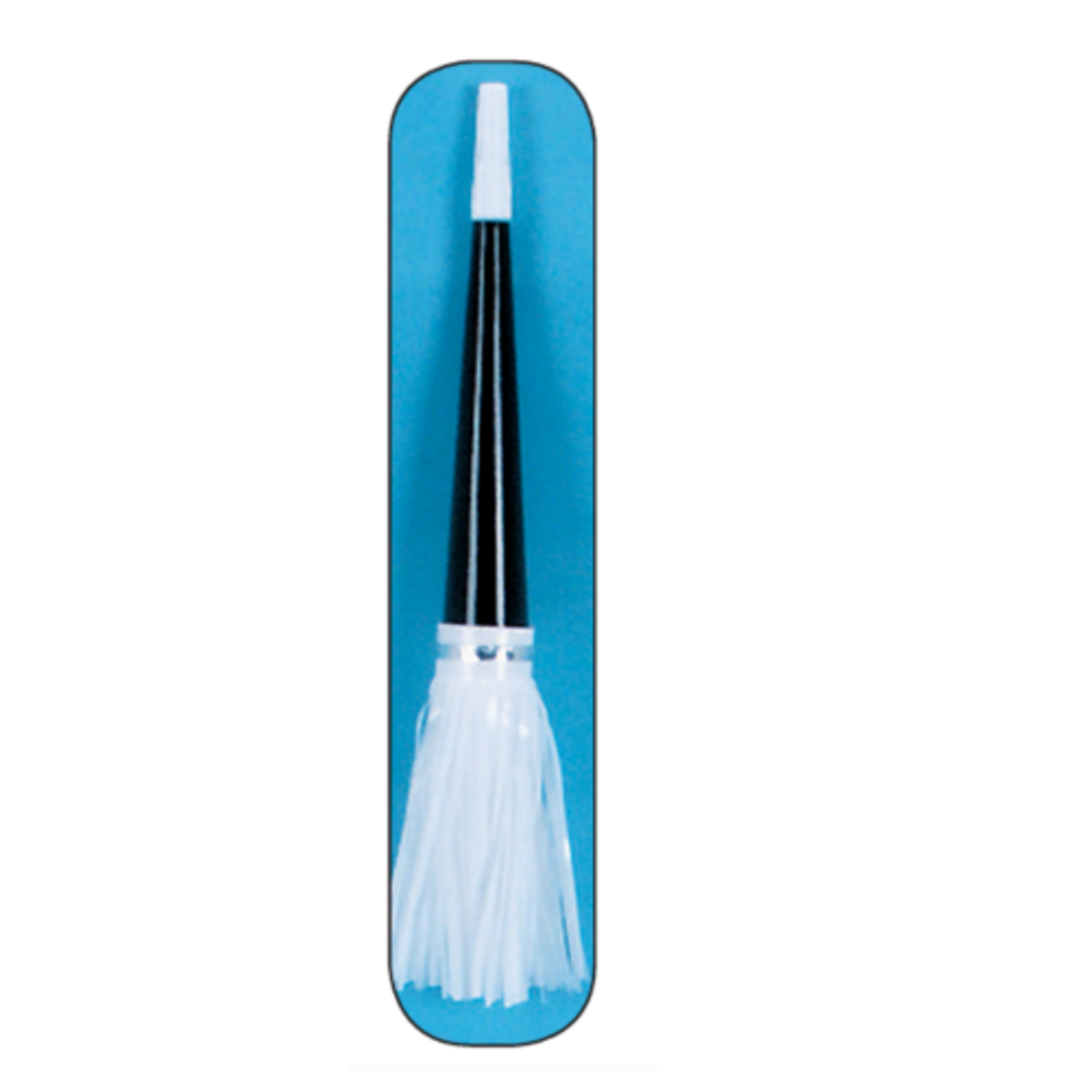 9" Horn With Fringe - Black