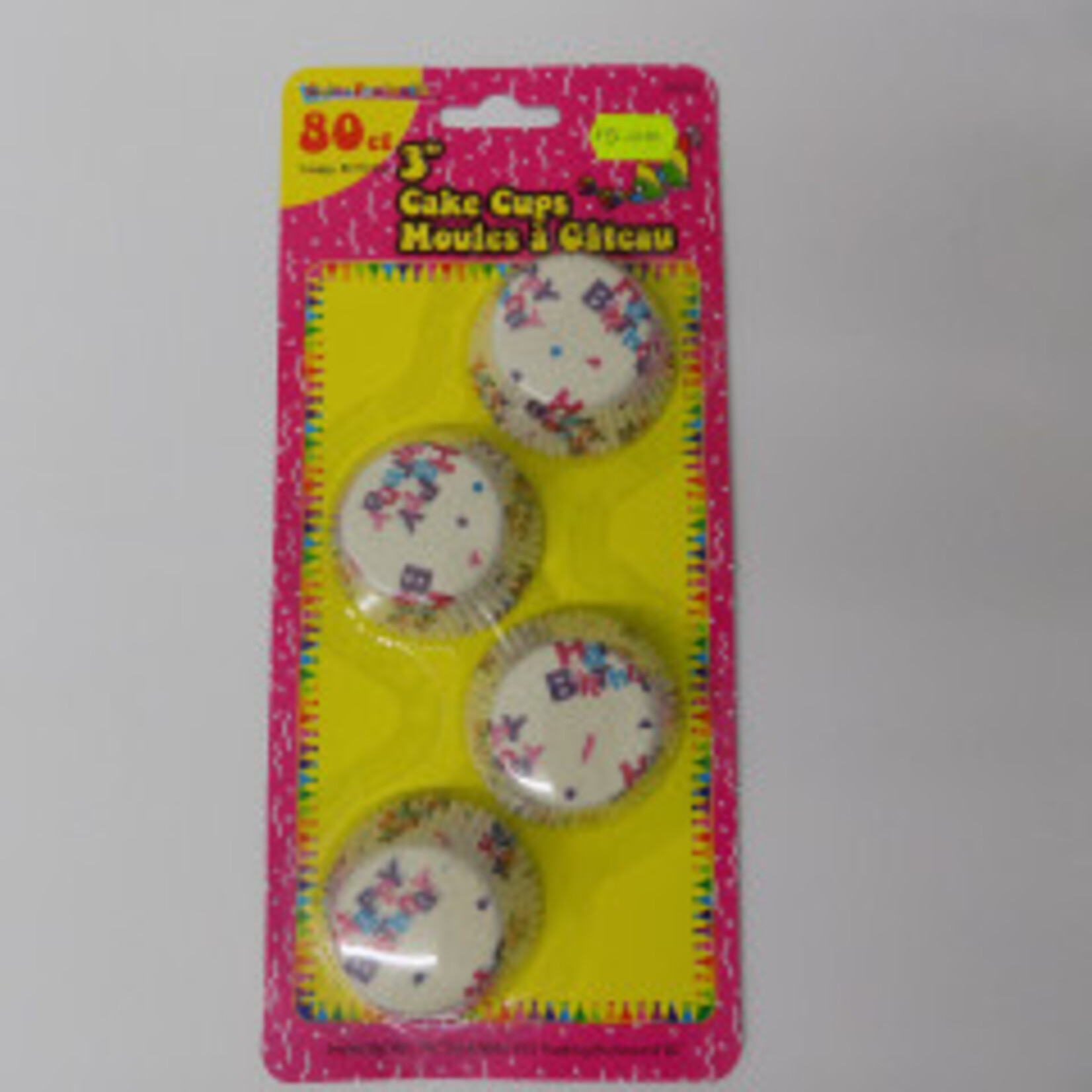 Printed Cake Cups Happy Birthday