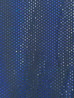 SPANDEX 2MM HOLOGRAPHIC POLYESTER ROYAL