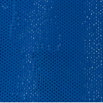 SPANDEX 2MM HOLOGRAPHIC POLYESTER BLUE