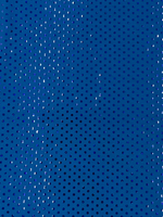 SPANDEX 2MM HOLOGRAPHIC POLYESTER BLUE