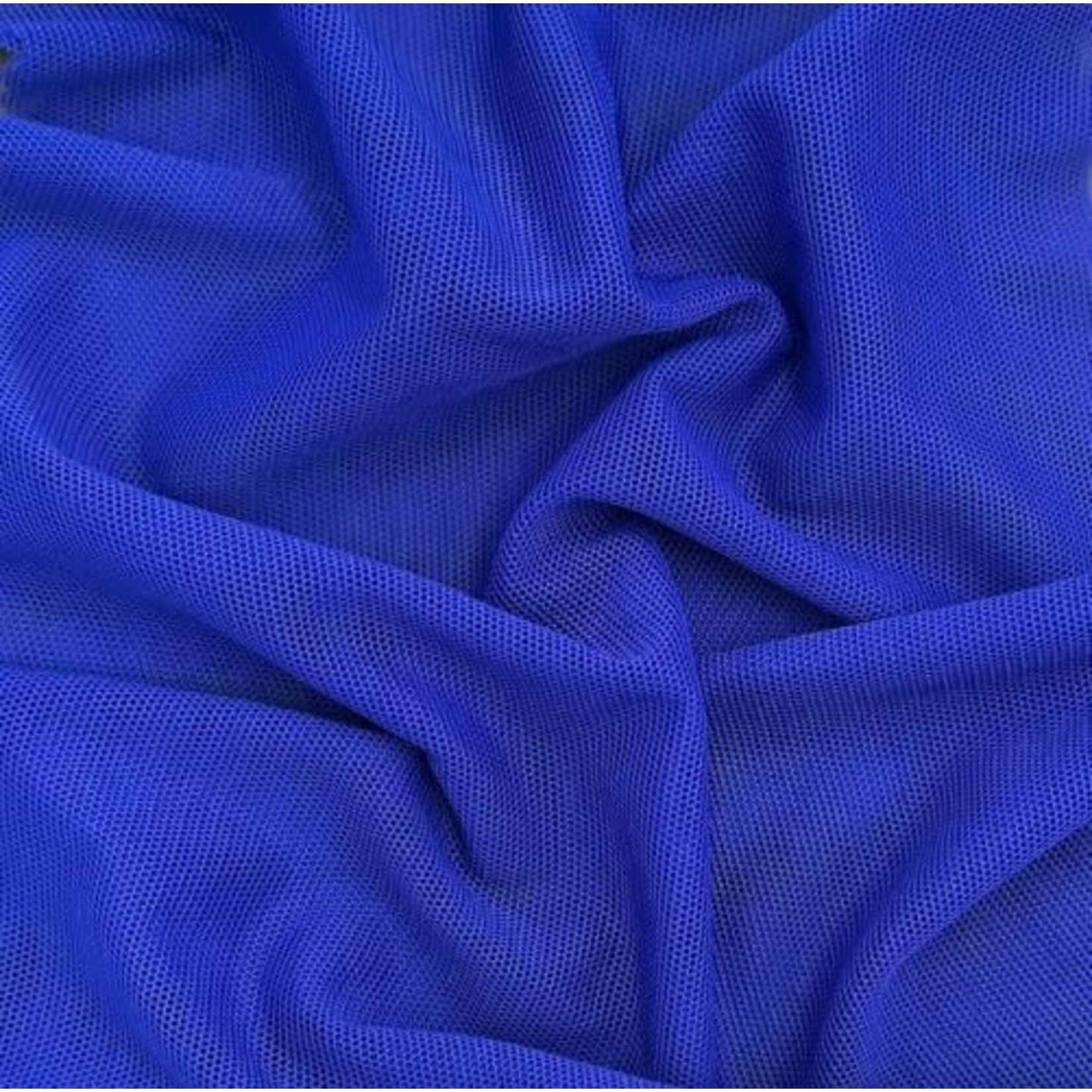 Stretch Mesh Plain  Royal Blue