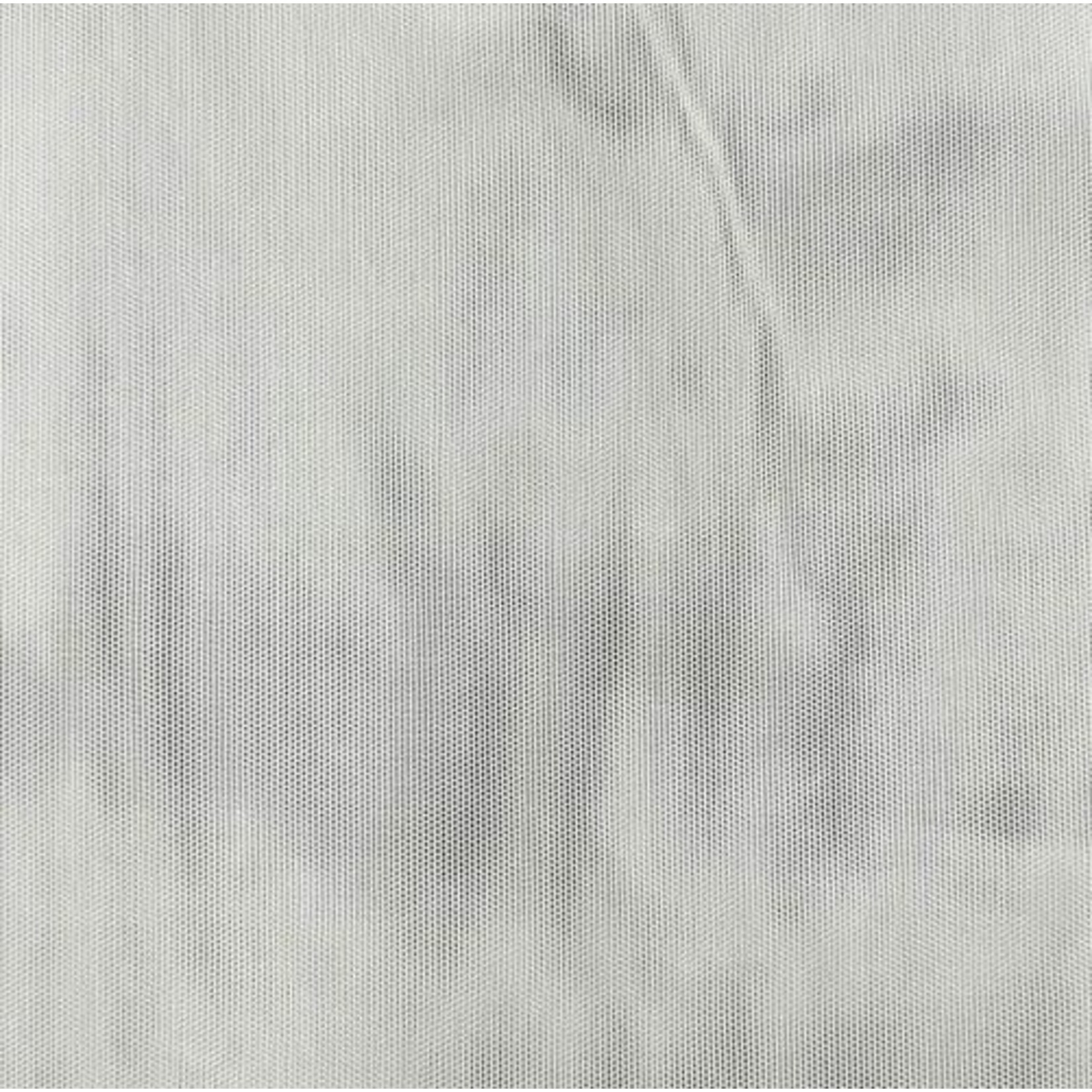 Stretch Mesh Plain  White