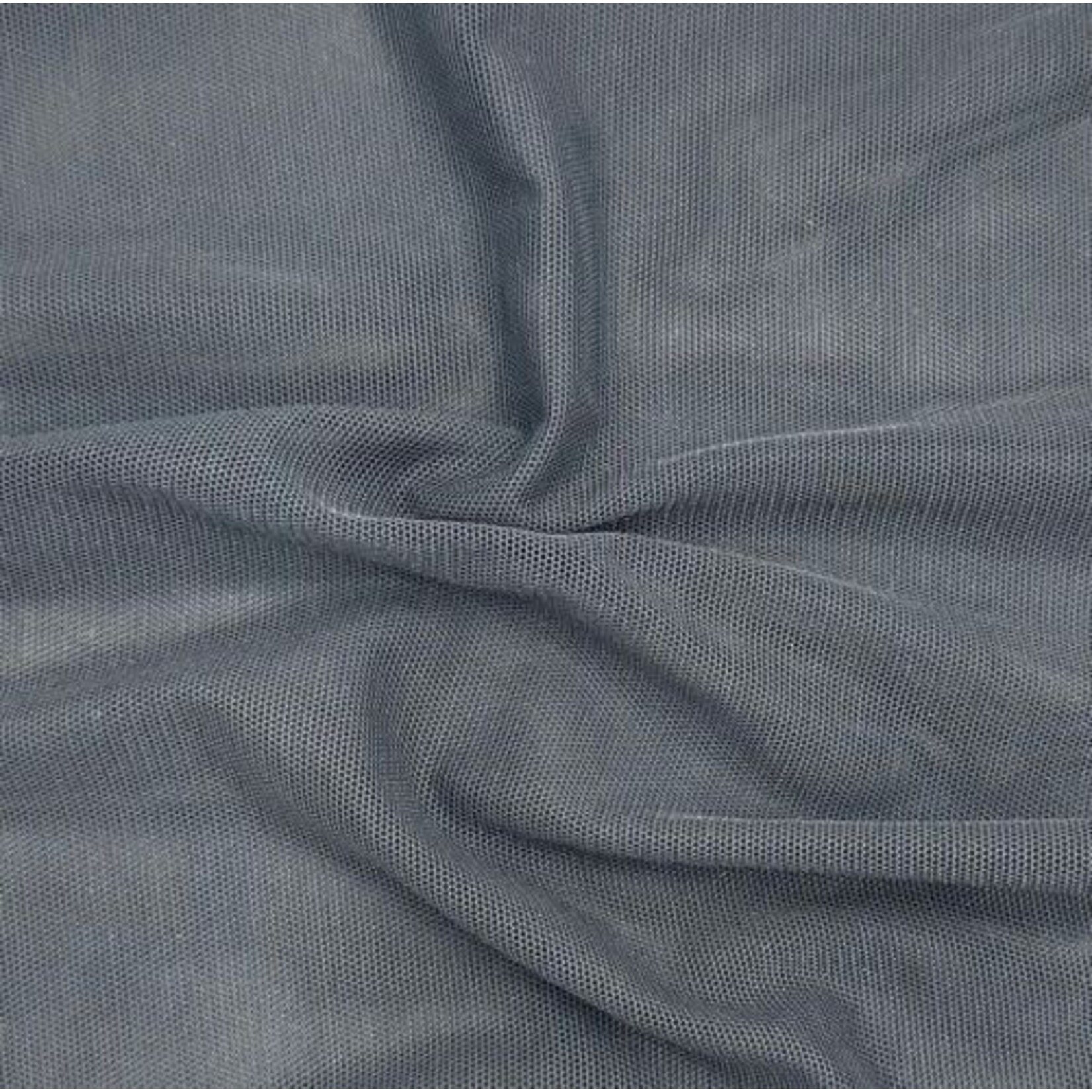 Stretch Mesh Plain Black