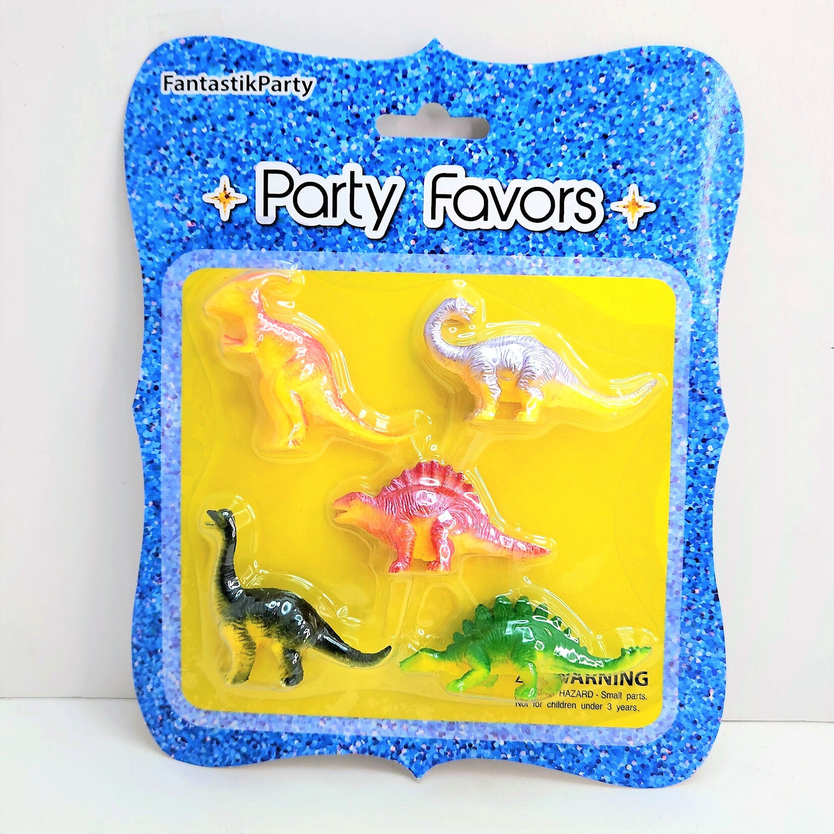 Party Favors 8Ct Dinosaurs Assorted Colours