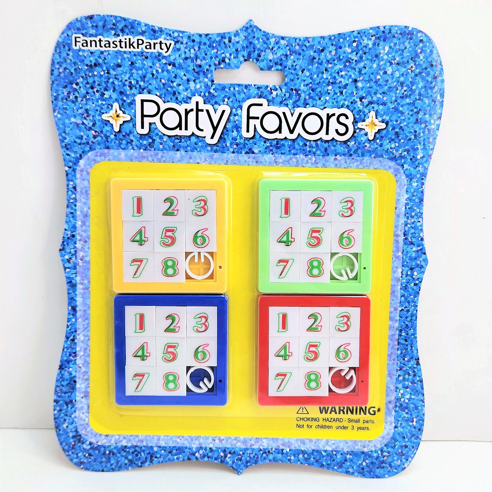 Color Fantastik 4Ct Party Favors Number Puzzles