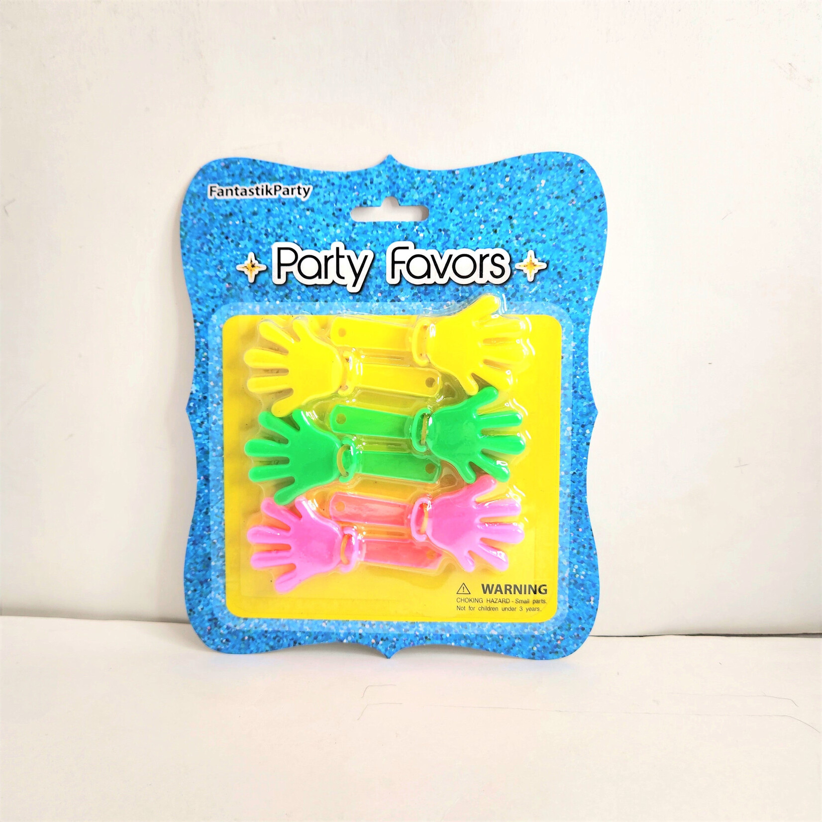 Party Favors Mini Clappers Assorted Colours