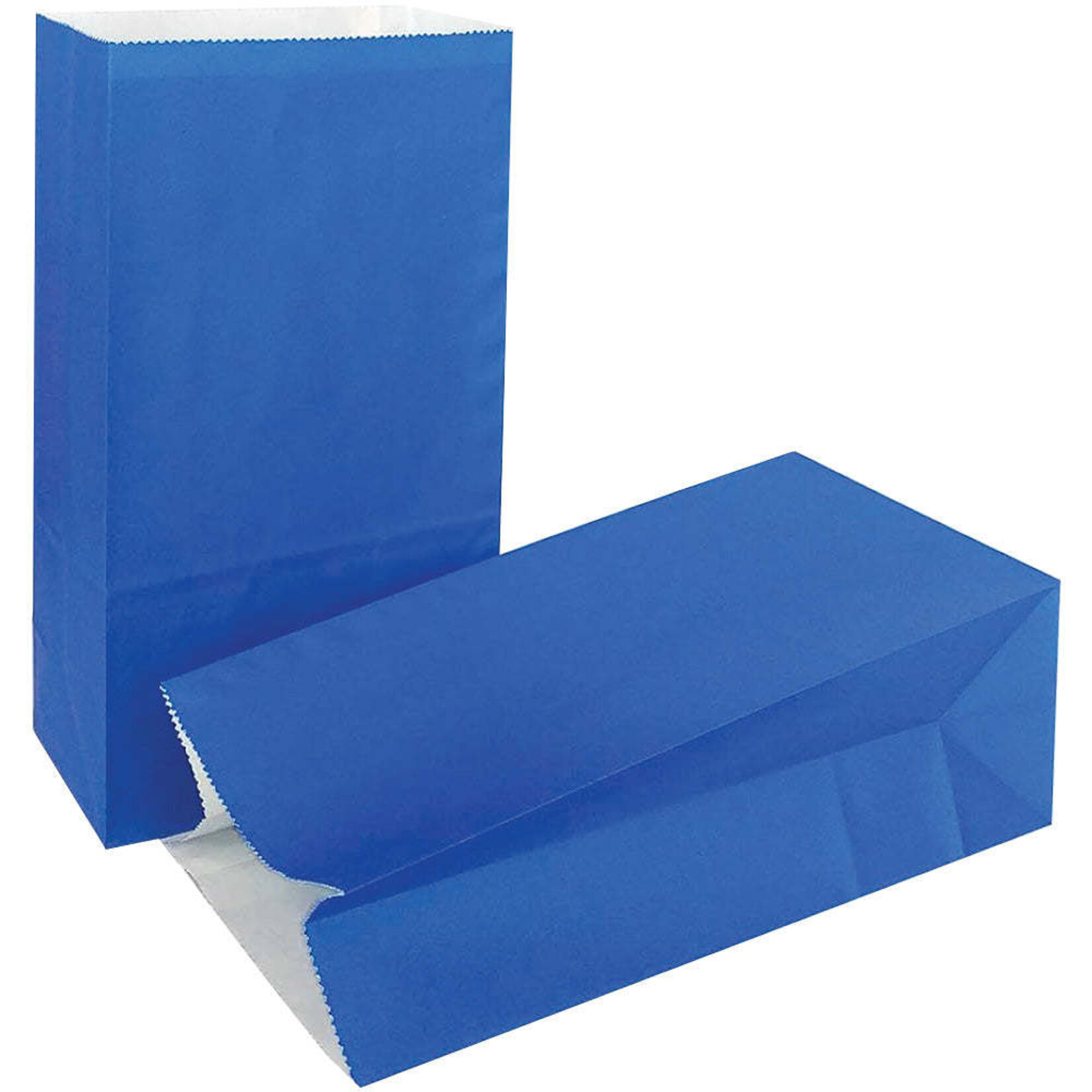 PAPER TREAT BAGS 10PCS BLUE