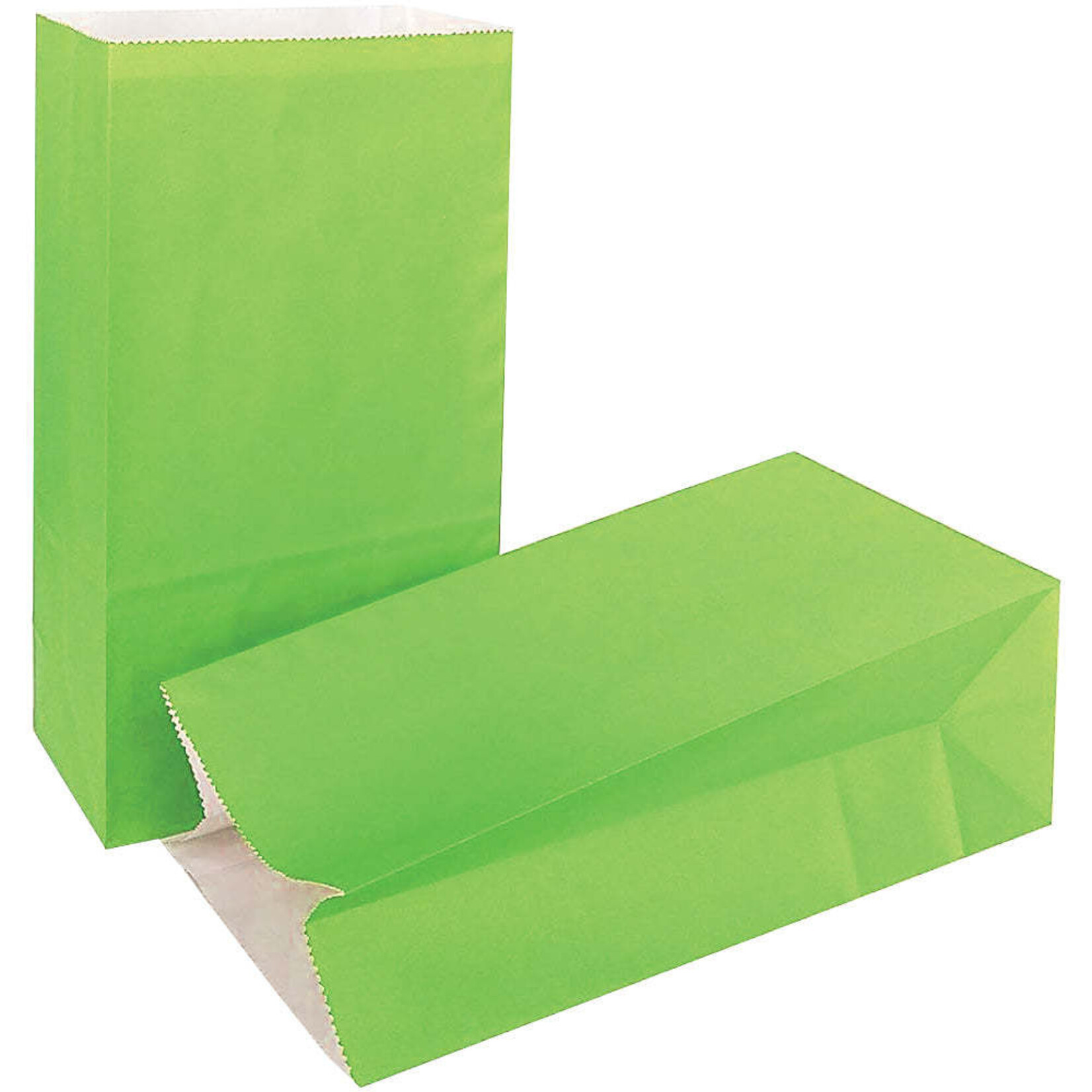 PAPER TREAT BAGS 10PCS APPLE GREEN