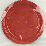 8/pk Plates 9 Inches Red