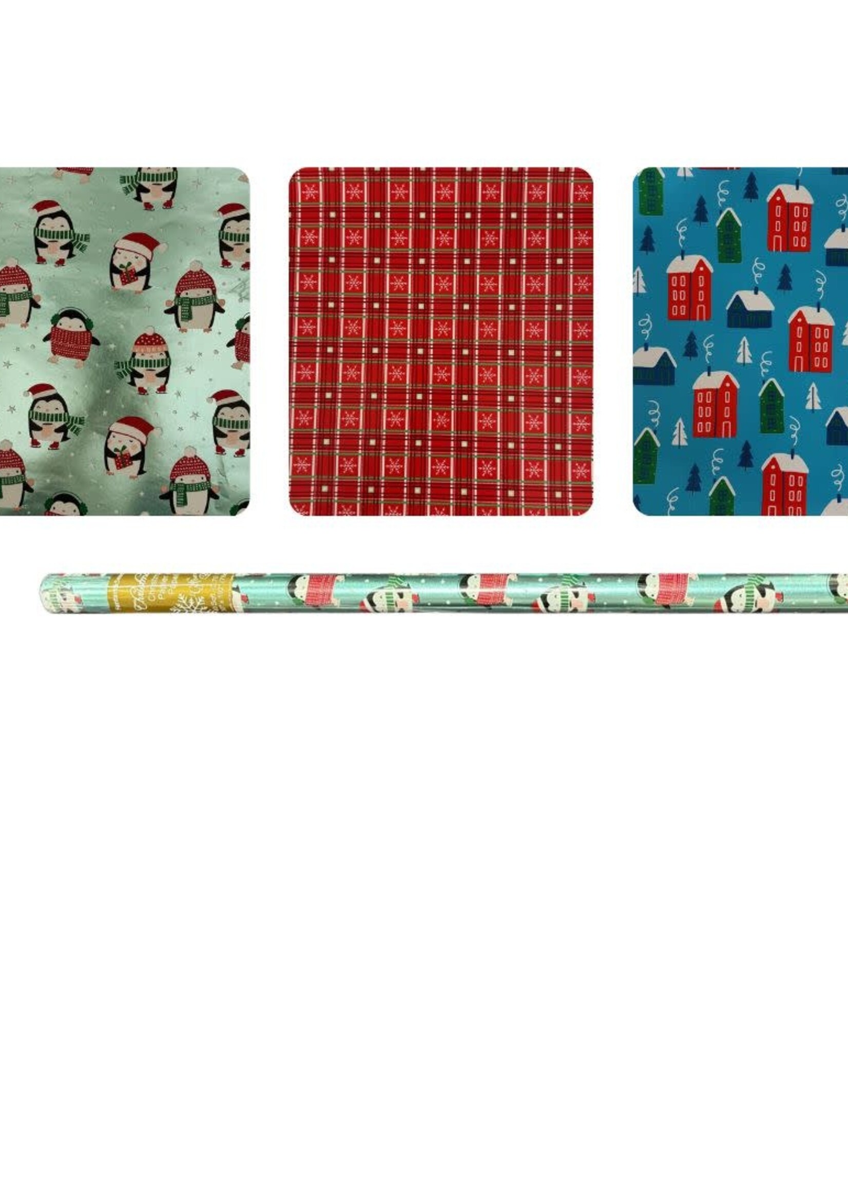 30" x 40SQFT CHRISTMAS PAPER ROLL; ASST CLASSIC