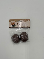 Printed Cake Cups  Chocolate Brown 3 inches (80CT)