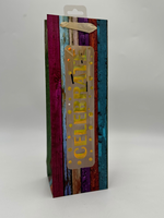 DELUXE WINE BAG WITH PVC WINDOW,CELEBRATE