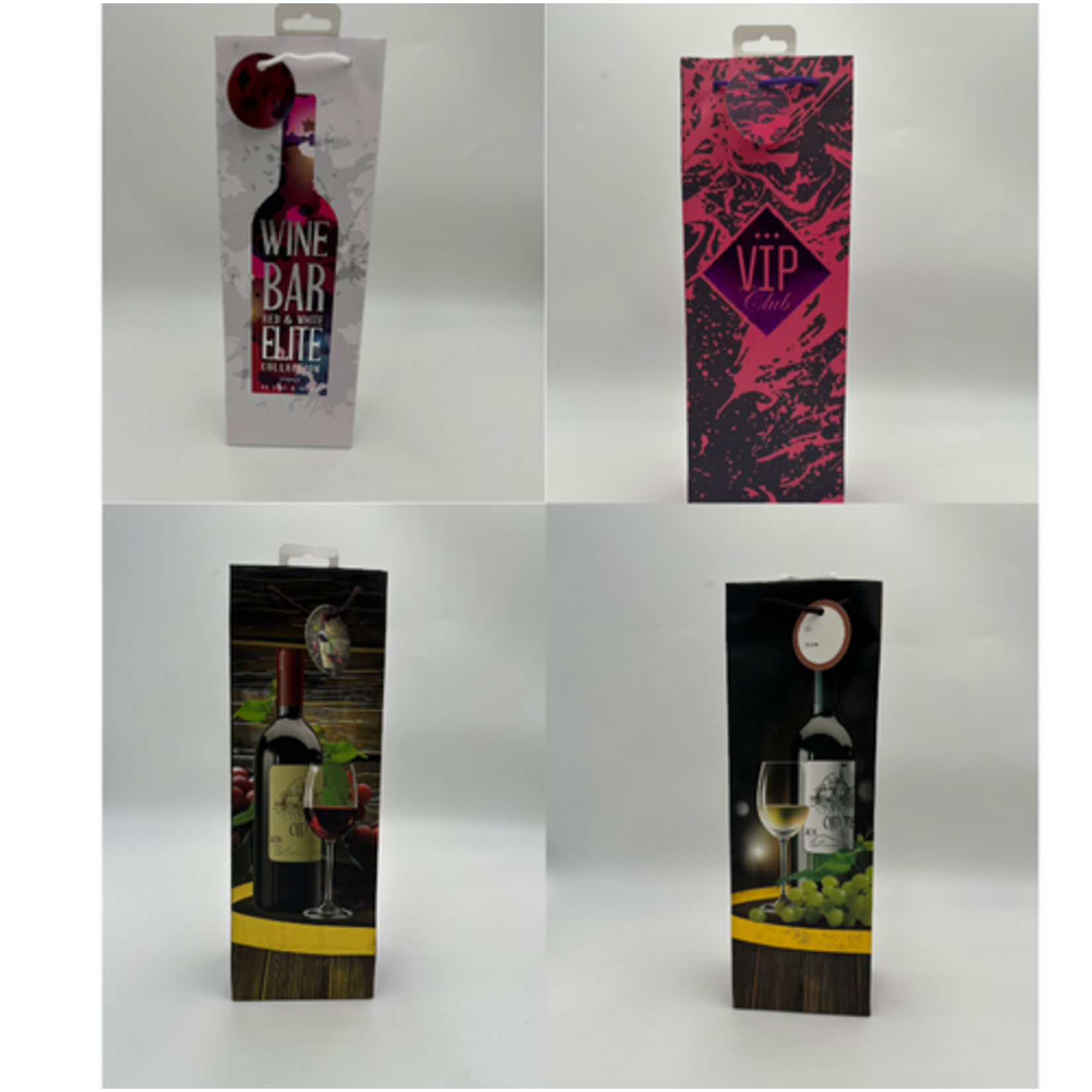 DELUXE WINE BAG HOT-STAMP CELEBRATION ASST