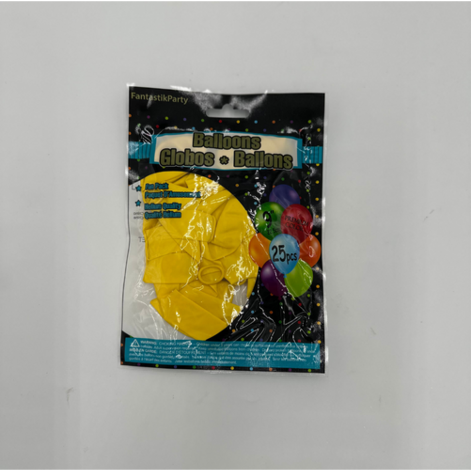 Color Fantastik Latex Balloons Premium 9 Inches (25 Pieces)