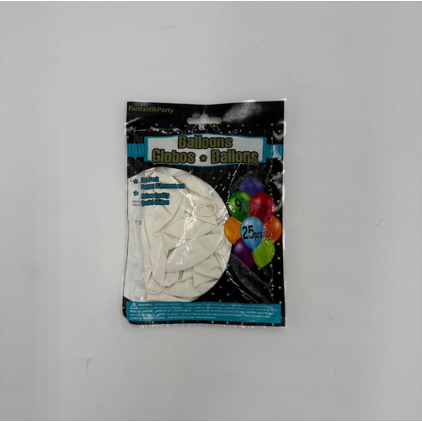 Color Fantastik Latex Balloons Premium 9 Inches (25 Pieces)