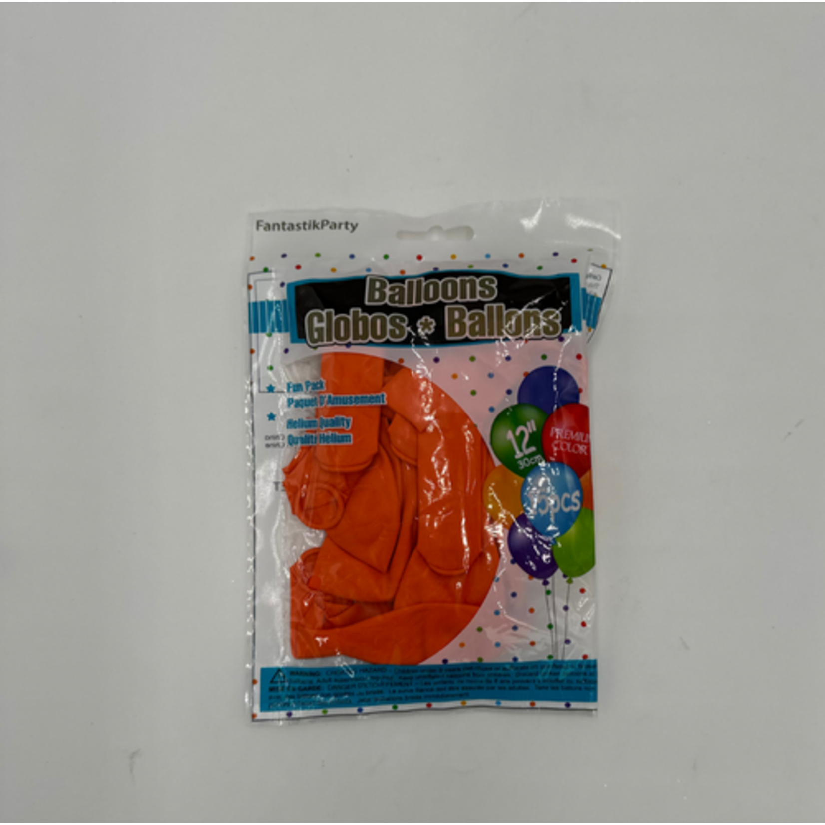 Color Fantastik Helium Quality Balloons 12" (15 pcs) -