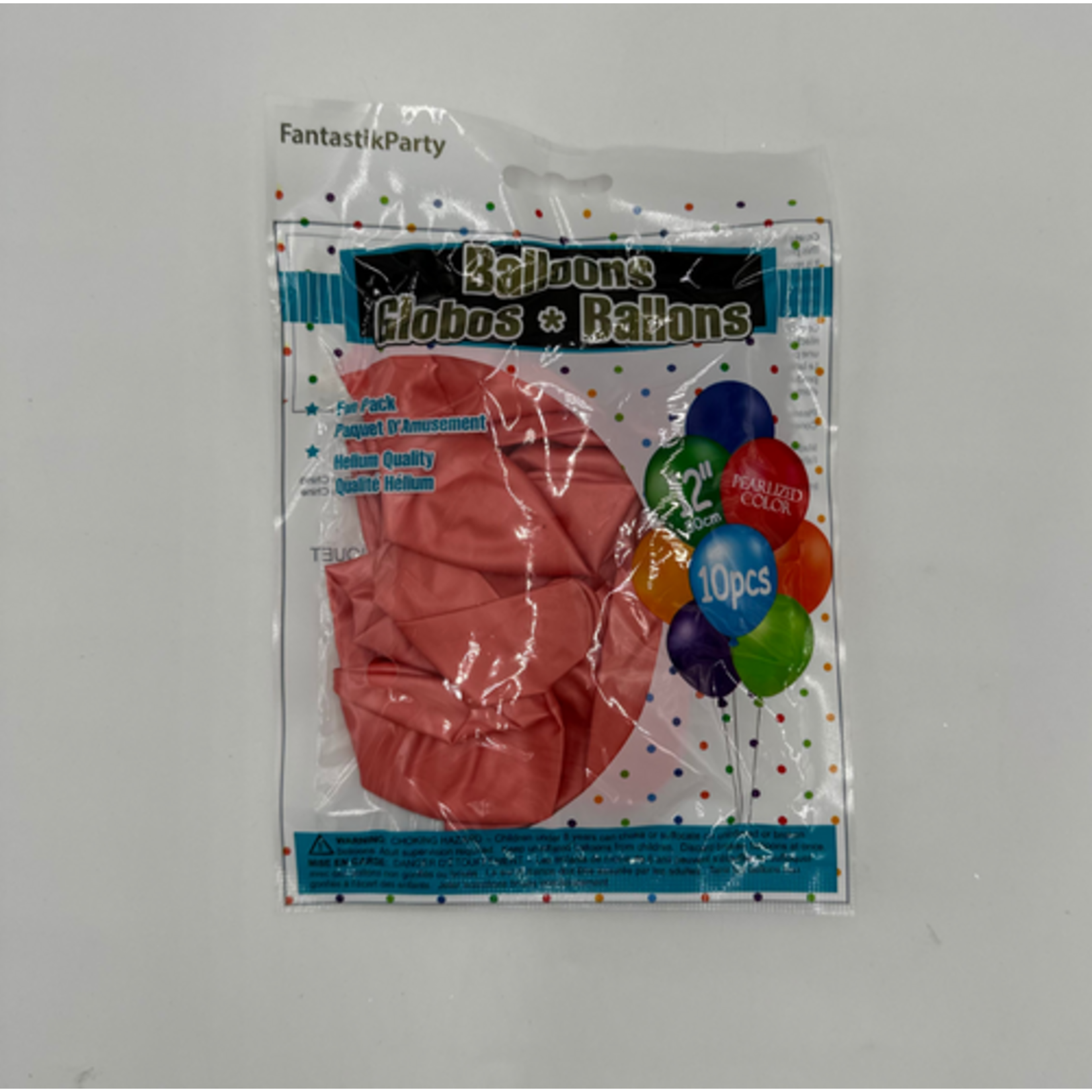 Color Fantastik Helium Quality Balloons Pearlised 12 Inches (10 Pieces)