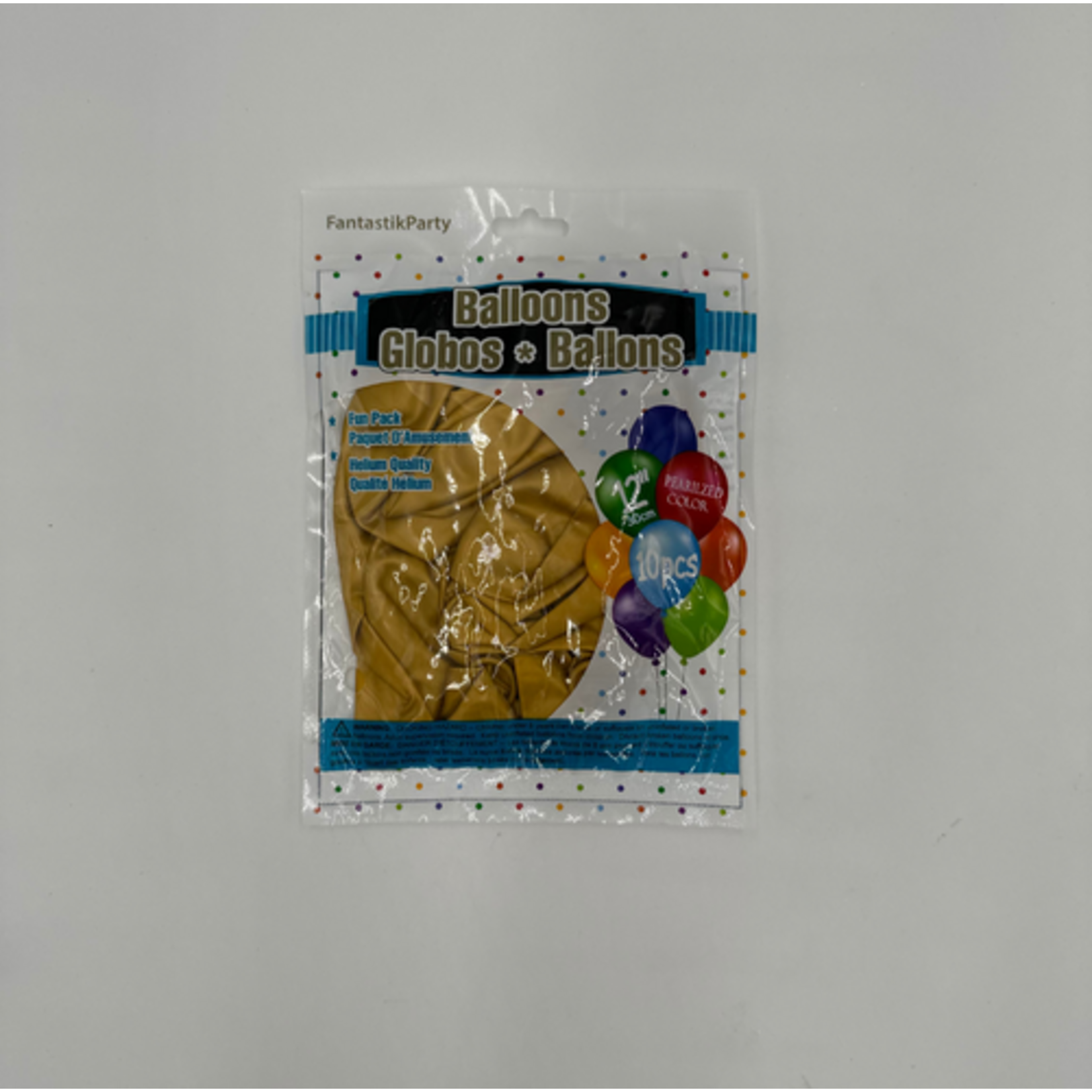 Color Fantastik Helium Quality Balloons Pearlised 12 Inches (10 Pieces)