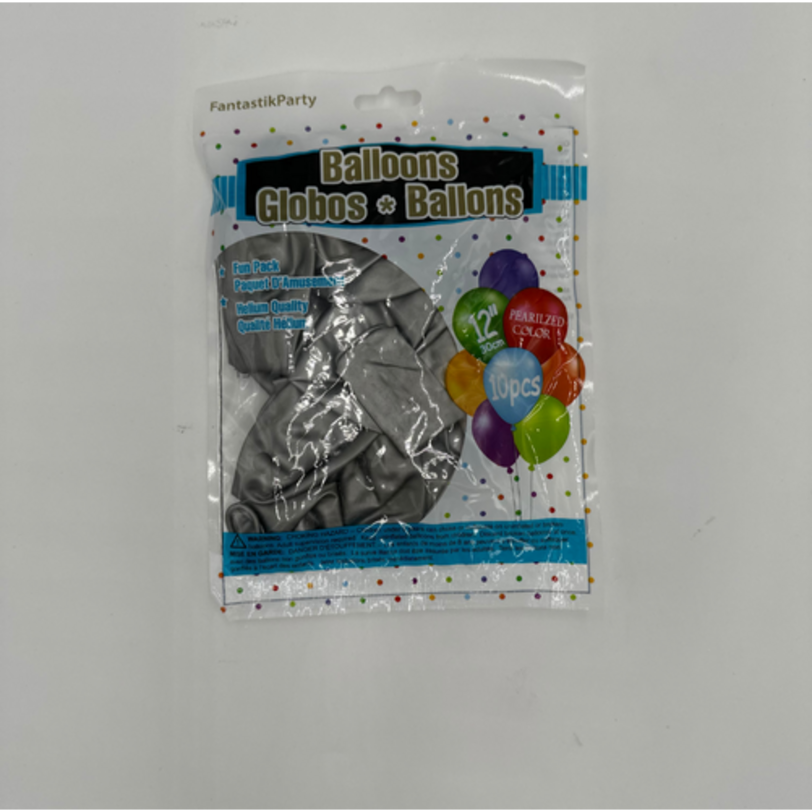 Color Fantastik Helium Quality Balloons Pearlised 12 Inches (10 Pieces)