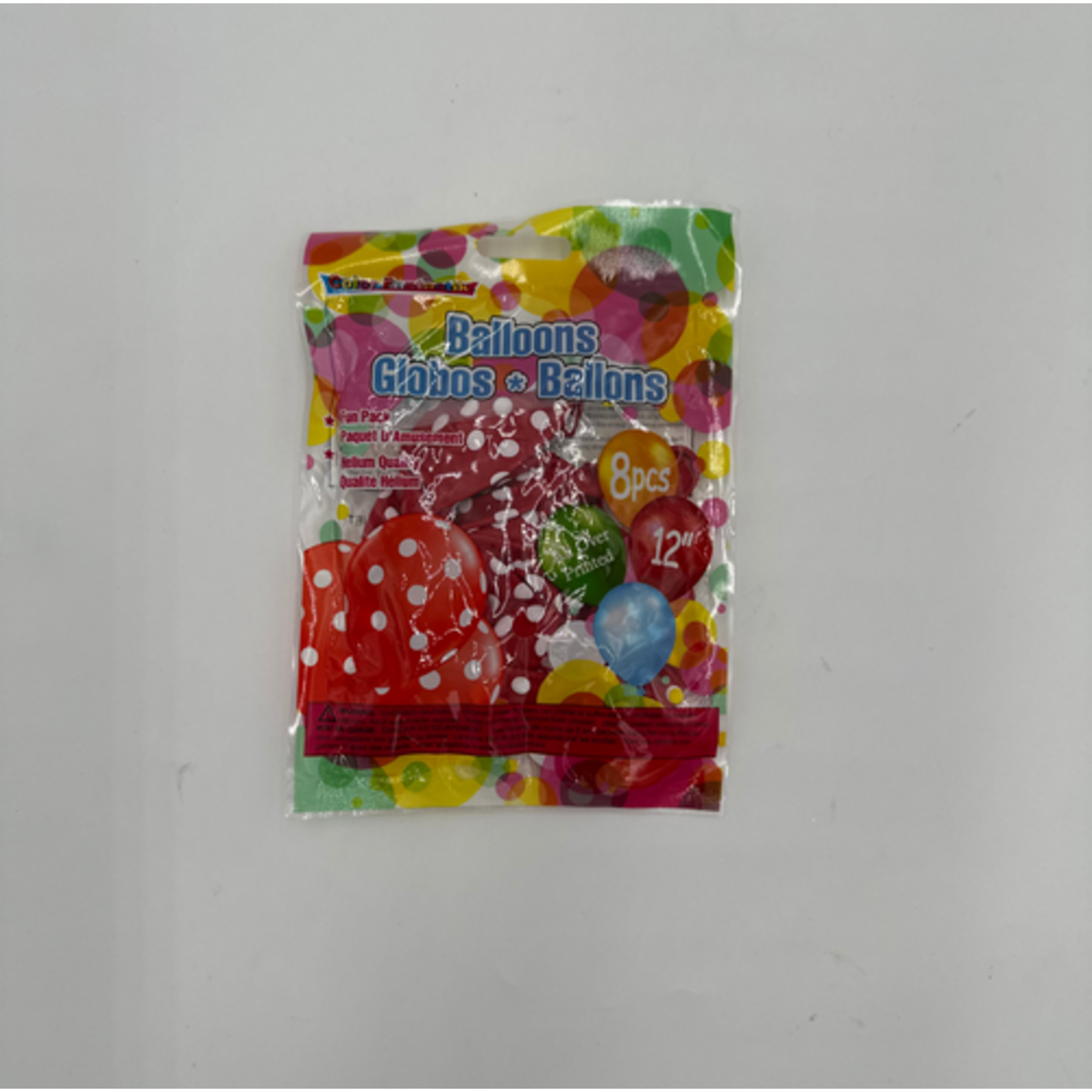 Polka Dots 12 Inches Party Balloons (8 Pieces)