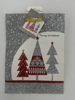 CHRISTMAS MED GLITTERED BAG TREE