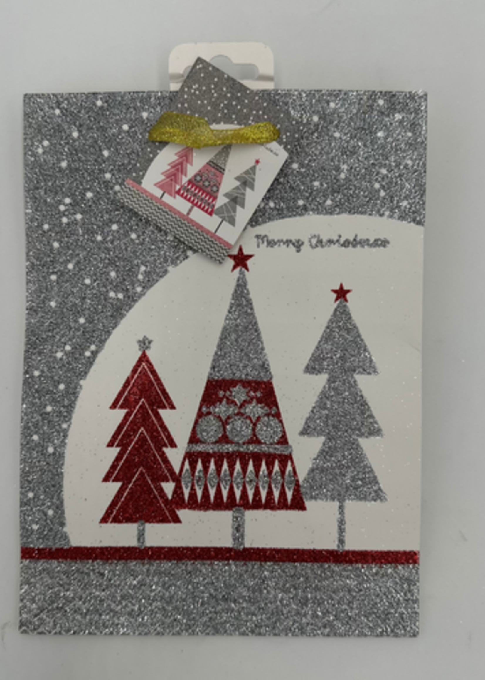 CHRISTMAS MED GLITTERED BAG TREE
