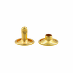 Top Brand Metal Rivets Brassed Large 10mm (2000 sets/Box)