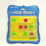 Party Favors,  12ct Plastic Rings Asst Assorted Colours