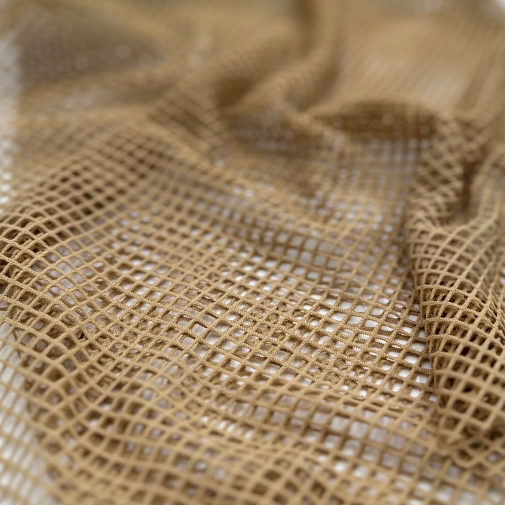 Diamond Fishnet Solid - Nude
