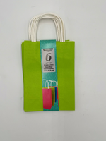 Kraft Favor Bags 6CT (6.5"x9") - Assorted