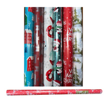 30" x 40SQFT CHRISTMAS PAPER ROLL; ASST CLASSIC
