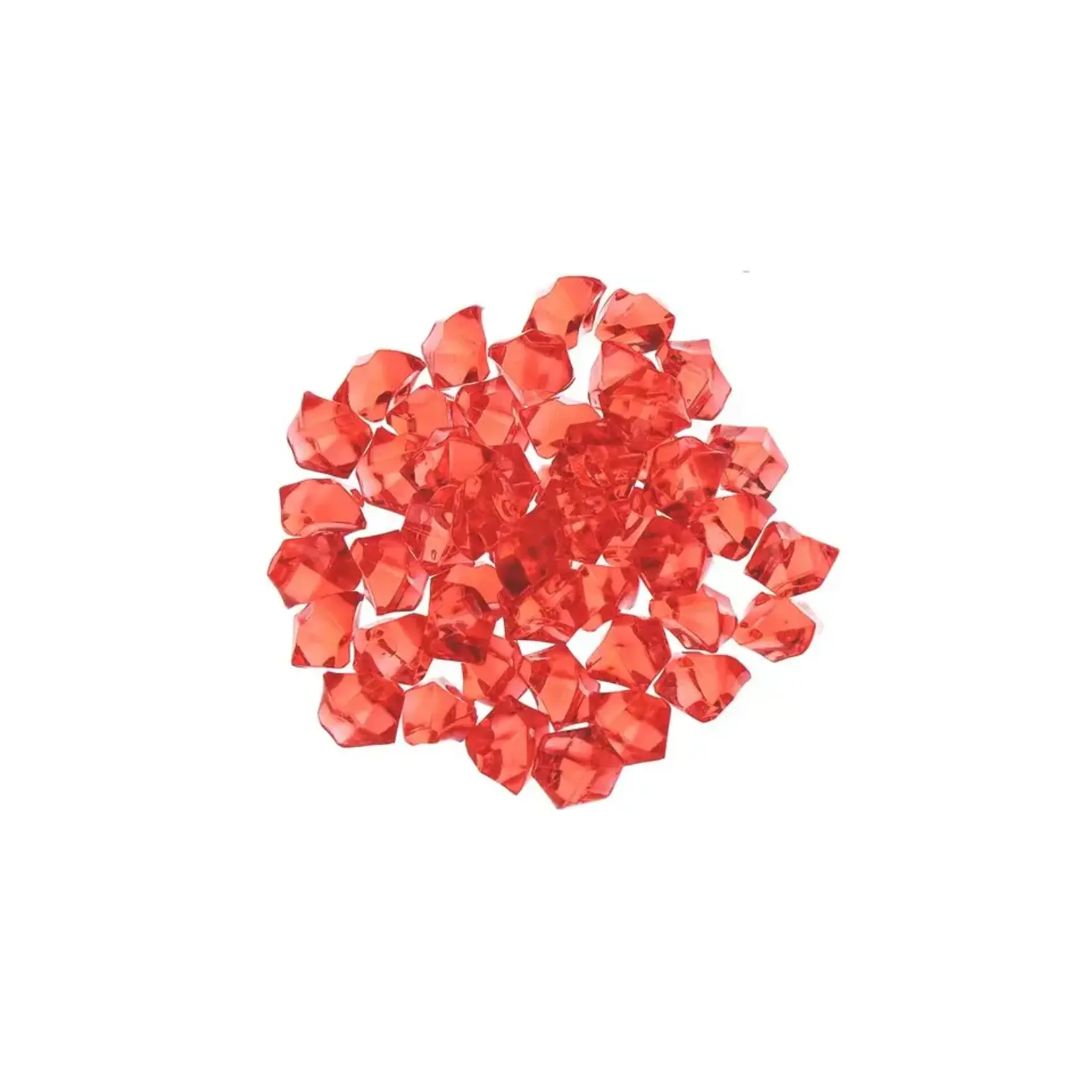 PLASTIC FISH TANK PLANT RED