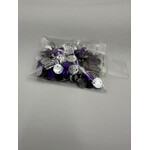 Crystal Plain 10mm Round Purple