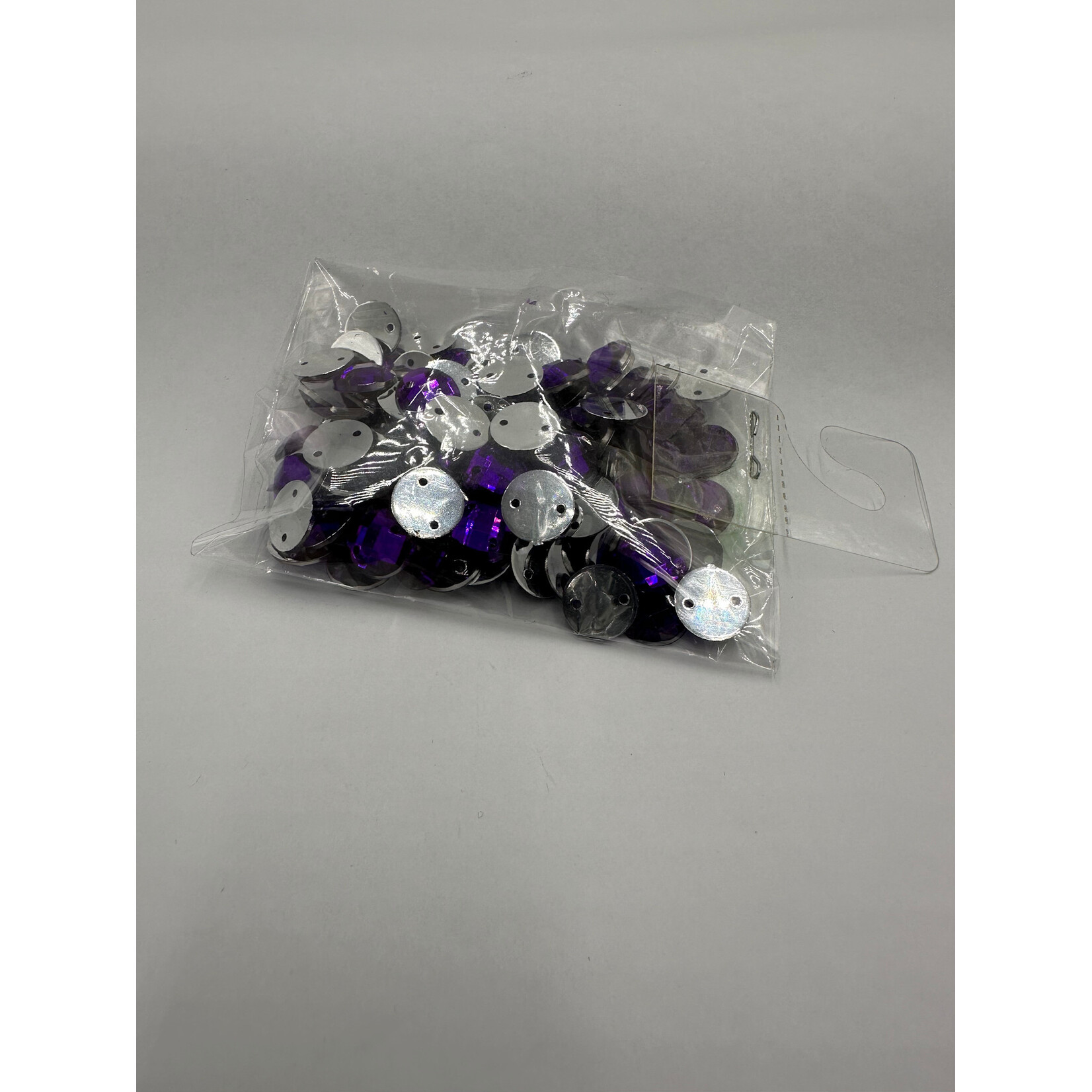 Crystal Plain 10mm Round Purple