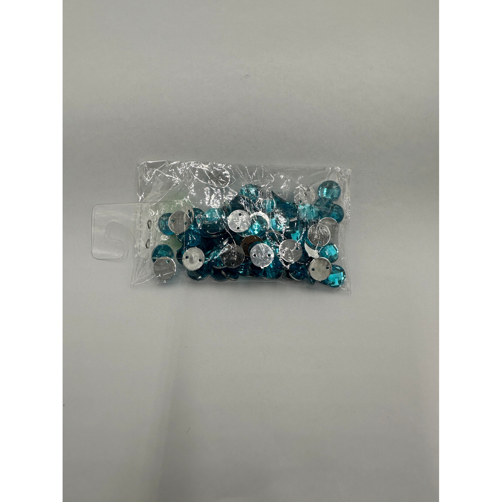 Crystal Plain 10mm Round Sky Blue