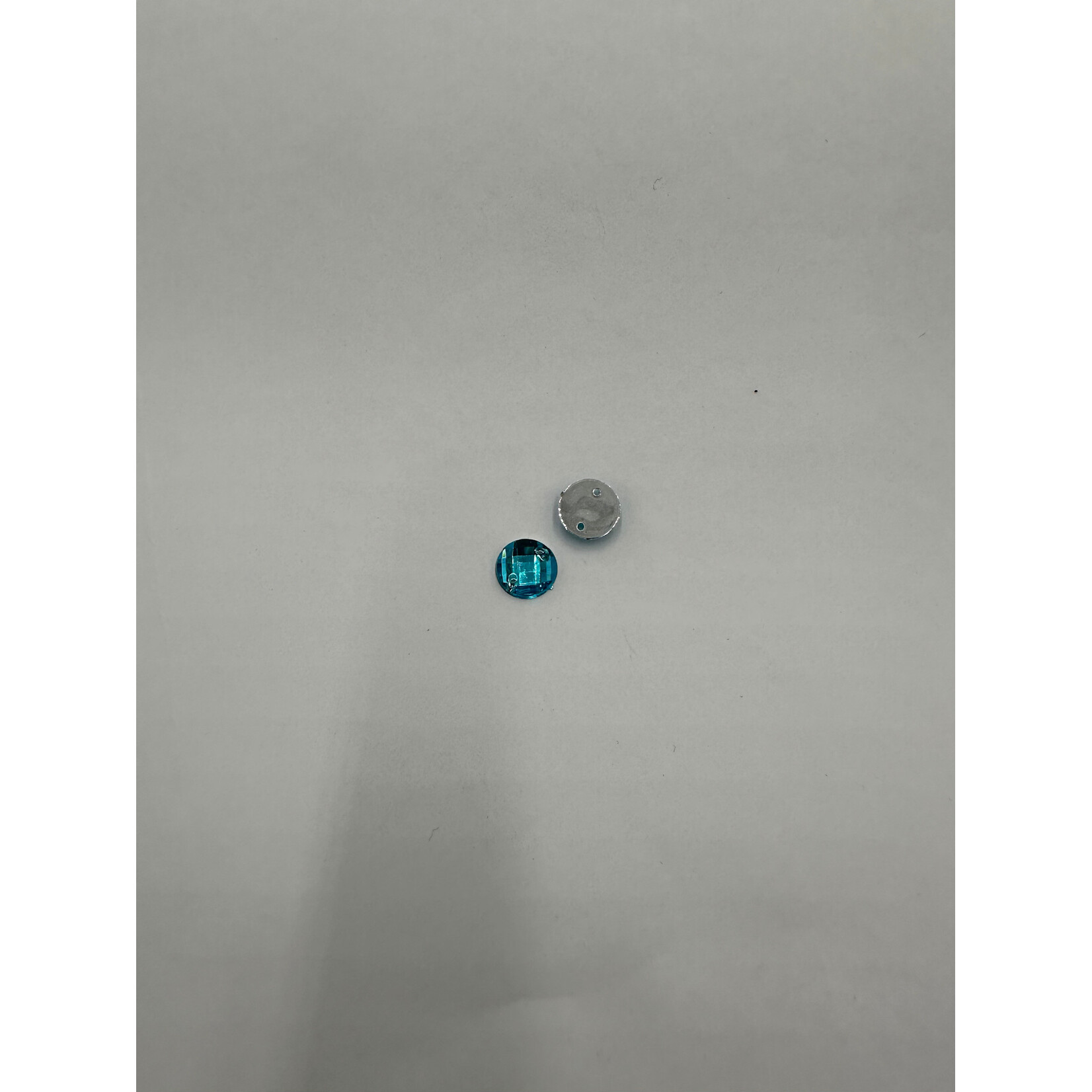 Crystal Plain 10mm Round Sky Blue