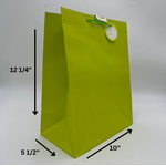 SOLID COLOR LGE BAG; MATTE APPLE GREEN