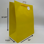 SOLID COLOR LGE BAG; MATTE BRIGHT YELLOW