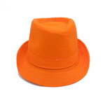 Adult Fedora Hat - Orange