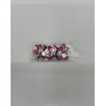 Crystal Plain 10mm Round Hot Pink