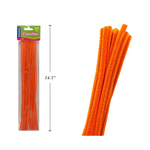 Selectum 12" Chenilles Orange 40/Bag 4 Mm Thickness