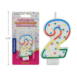 Numbered Birthay Candle #2